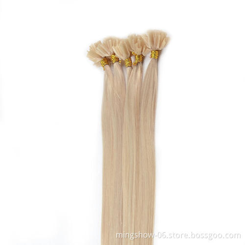 Cheap colored u tip hair extensions human hair